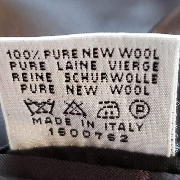 CANALI Coat Sport Jacket Blazer Wool Gray Stripe Three Button Mens 54L US 44 - Picture 10 of 15